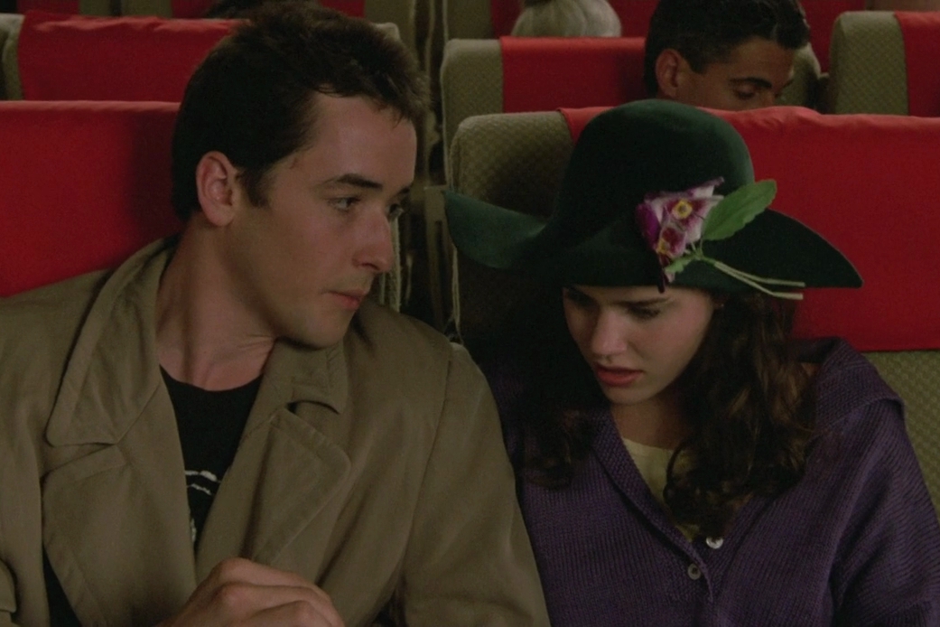 John Cusack e Ione Skye na comédia romântica Digam o Que Quiserem (1989), de Cameron Crowe