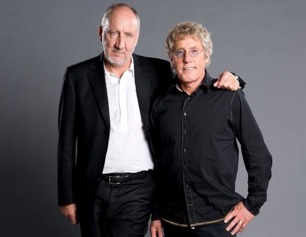 Pete Townshend e Roger Daltrey, os integrantes remanescentes do The Who