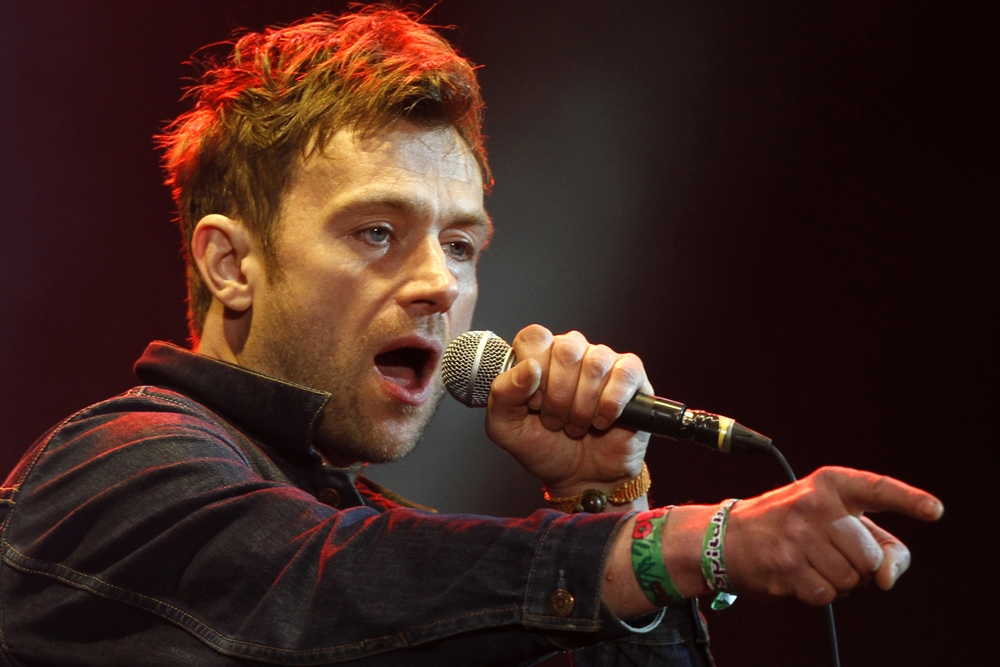 O músico britânico Damon Albarn