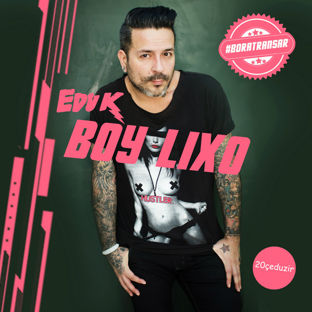 Capa do EP Boy Lixo, do ex-DeFalla Edu K
