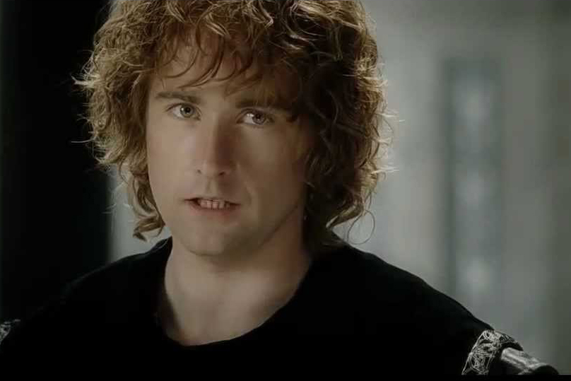 O ator Billy Boyd como o hobbit Pippin da trilogia O Senhor dos Anéis