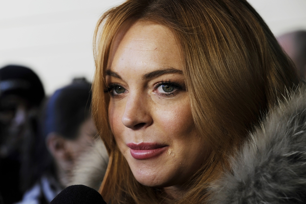 A atriz Lindsay Lohan