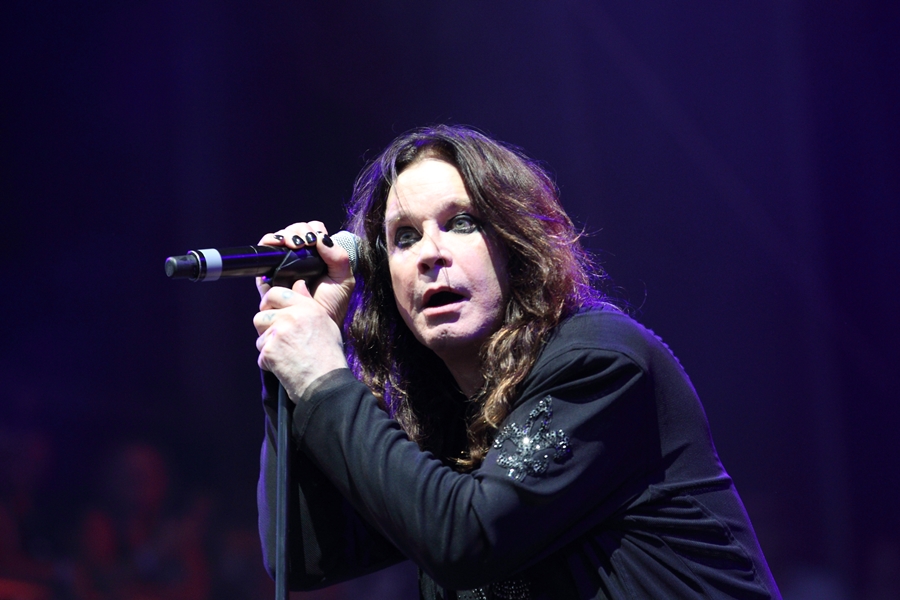 Ozzy Osbourne, vocalista do Black Sabbah, em apresentação da banda como headliner do festival Lollapalooza, em Chicago, em 2012