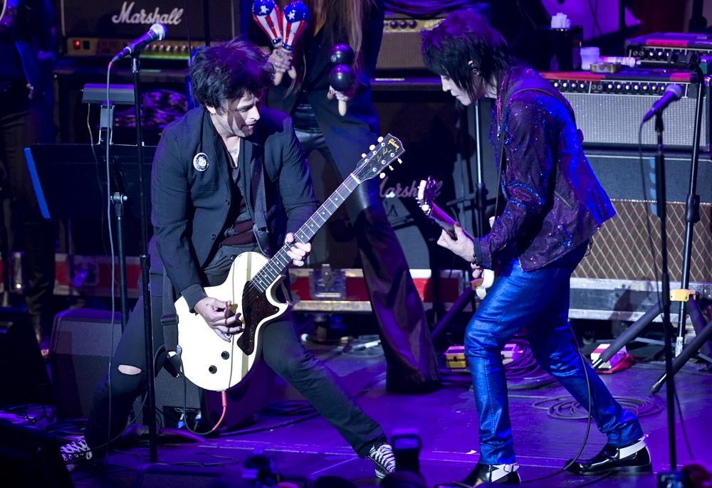 Billie Joe Armstrong, do Green Day, e Joan Jett