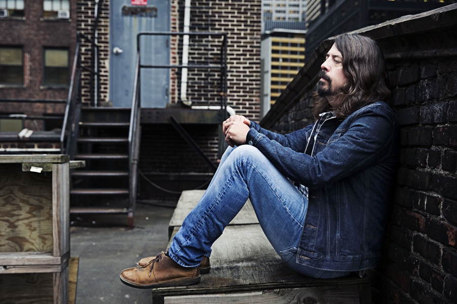 Dave Grohl posa para foto na divulgação de Sonic Highways, novo disco do Foo Fighters, em Nova York.