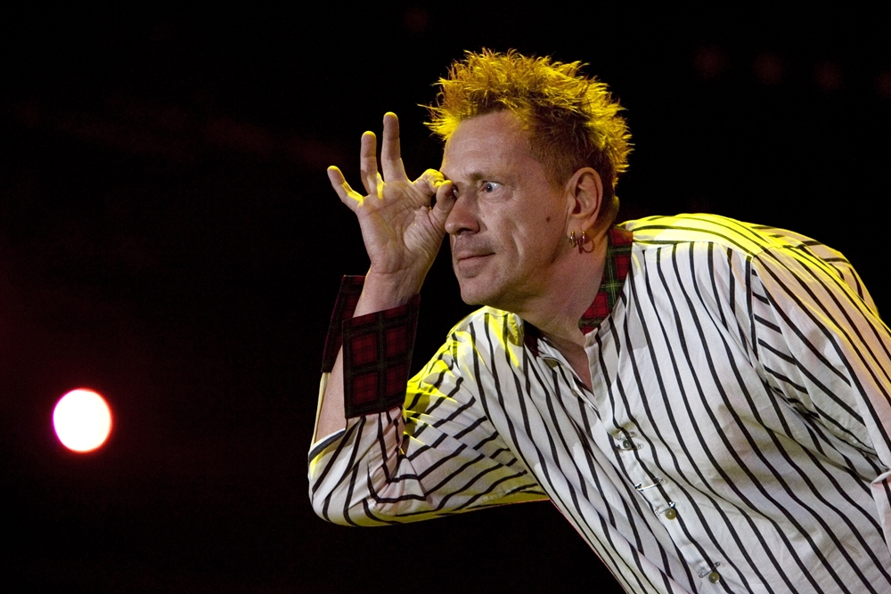 John Lydon – também conhecido como Johnny Rotten –, ex-vocalista do Sex Pistols