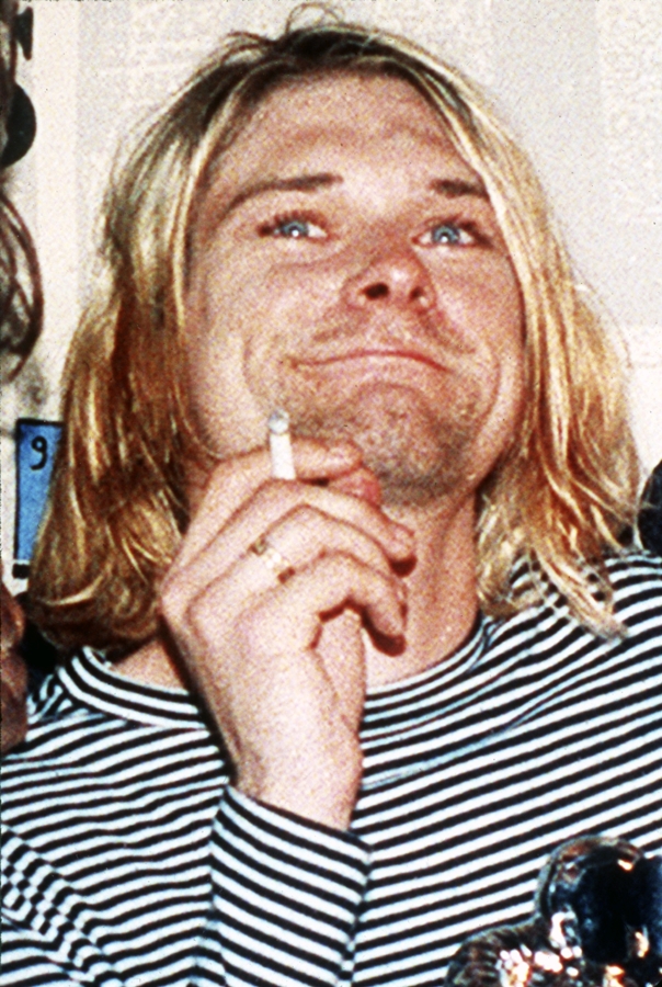 Kurt Cobain é fotografado em 1993