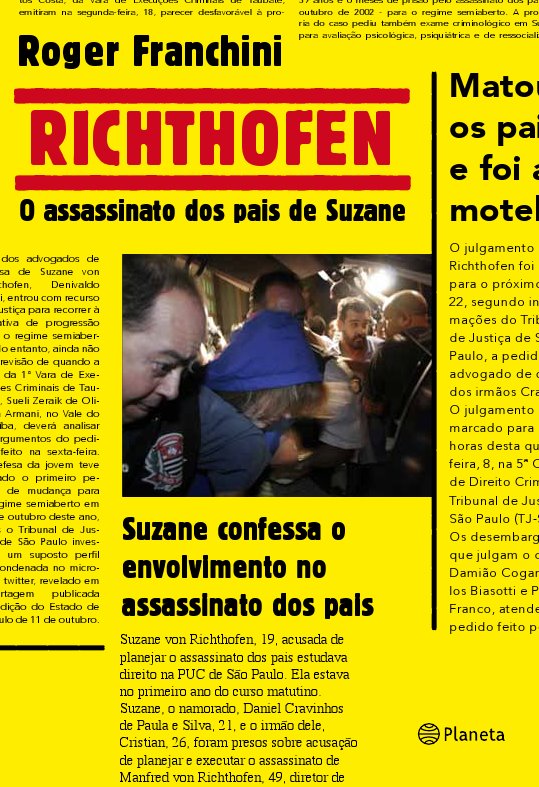 Capa do livro Richthofen: O Assassinato dos Pais de Suzane