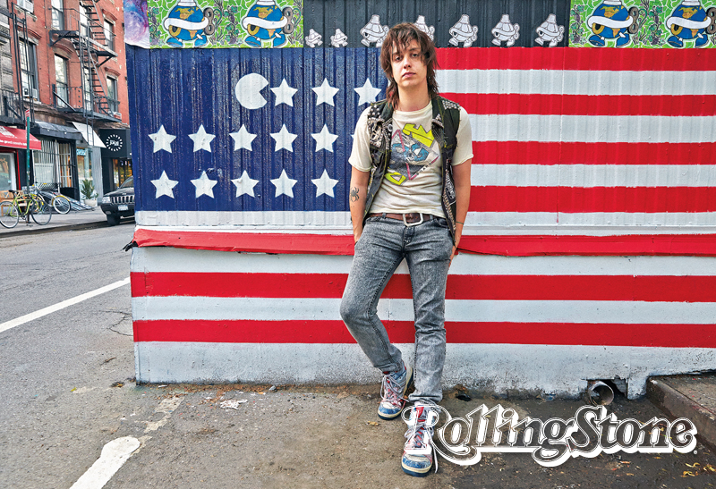 Em Casa  Julian Casablancas na cidade natal dele, Nova York