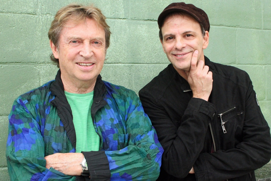 Andy Summers, guitarrista do The Police e Rodrigo Santos, baixista do Barão Vermelho