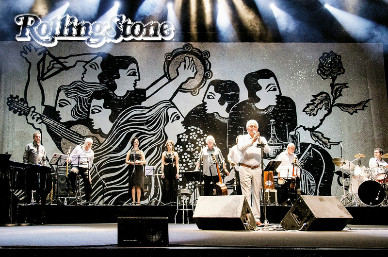 Paulinho na estreia da turnê, no Rio.