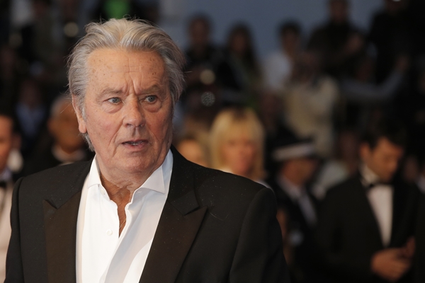 O ator francês Alain Delon