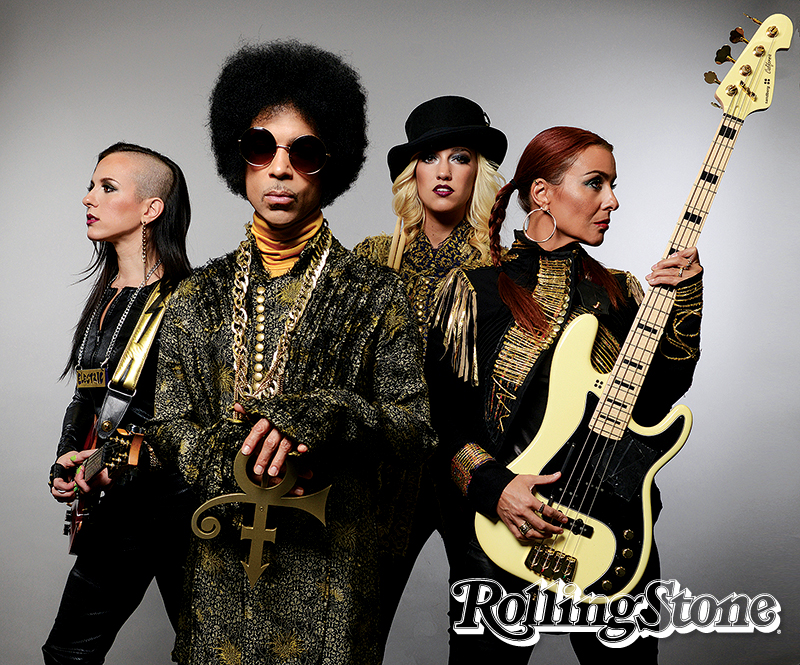 Com as mulheres: Prince e as garotas do 3rdEyeGirl.