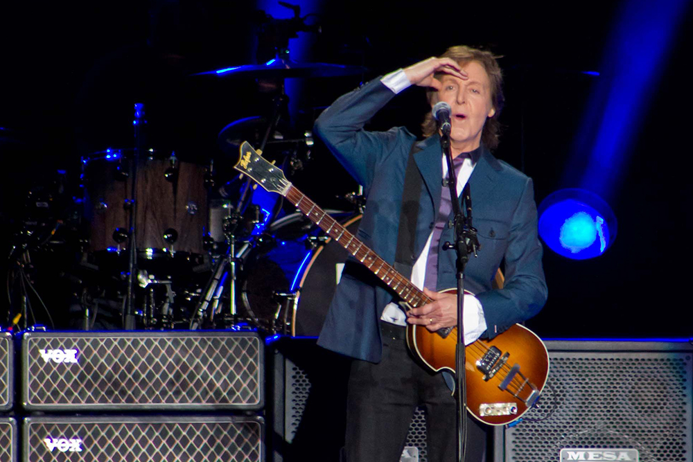 Paul McCartney se apresenta em São Paulo, no Allianz Parque, o novo estádio do Palmeiras