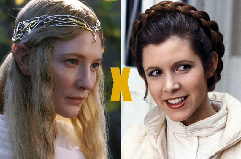 Princesa Leia e Galadriel