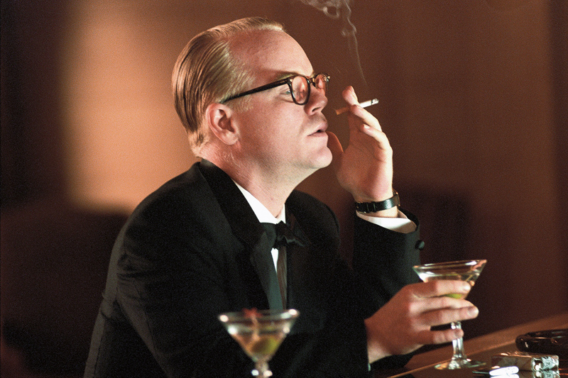 Hoffman caracterizado como Truman Capote