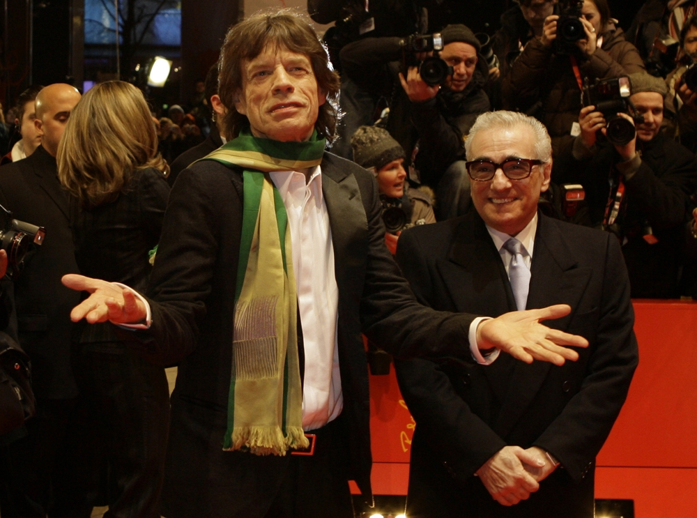 Martin Scorsese e Mick Jagger