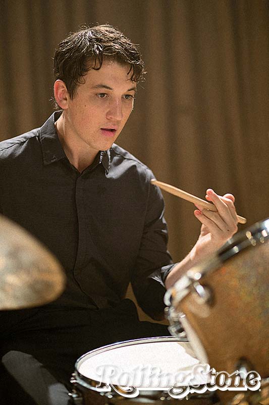 Teller nas baquetas.