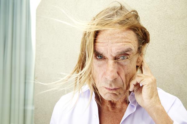 O músico Iggy Pop