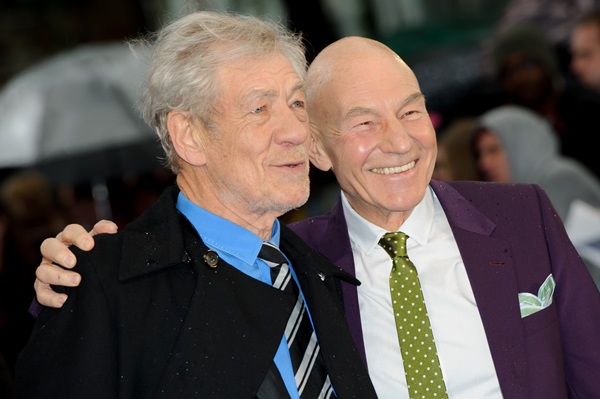 Ian McKellen e Patrick Stewart.