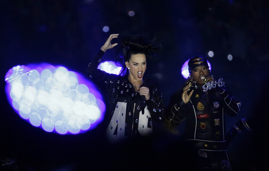 Katy Perry e Missy Elliott no Super Bowl