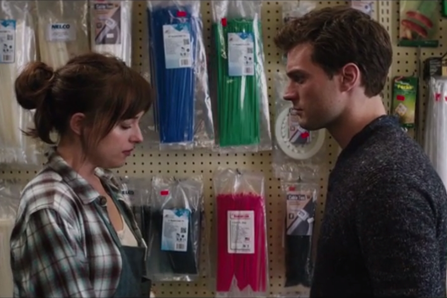 Cena do filme Cinquenta Tons de Cinza