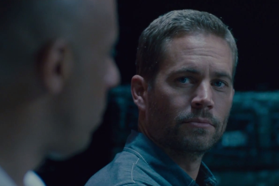 O ator Paul Walker em cena de Velozes e Furiosos 7