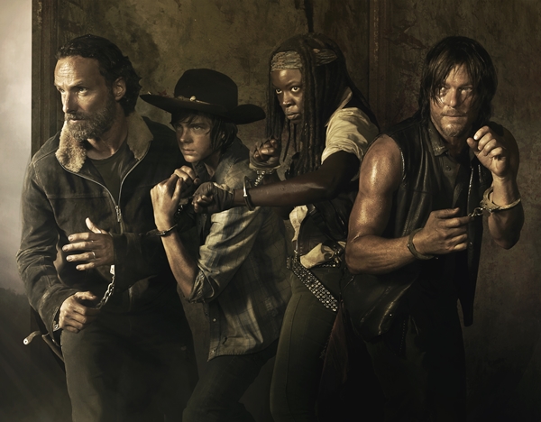 Cena da quinta temporada de The Walking Dead