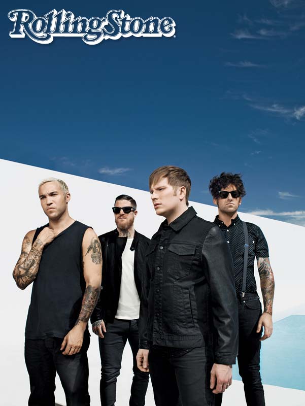 NOVA ERA  Wentz, Andy Hurley, Stump e Joe Trohman: de volta aos eixos.