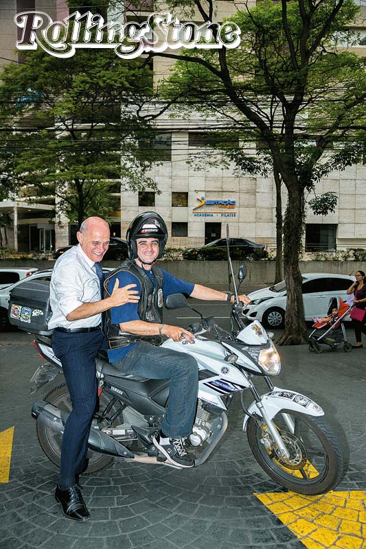 Boechat costuma pegar “carona”com motociclistas em São Paulo