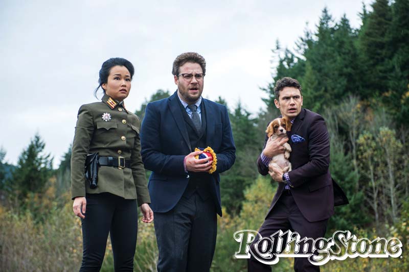 GRAÇA CONTRA A DITADURA    Rogen (ao centro), Franco e uma amiga na Coreia do Norte.