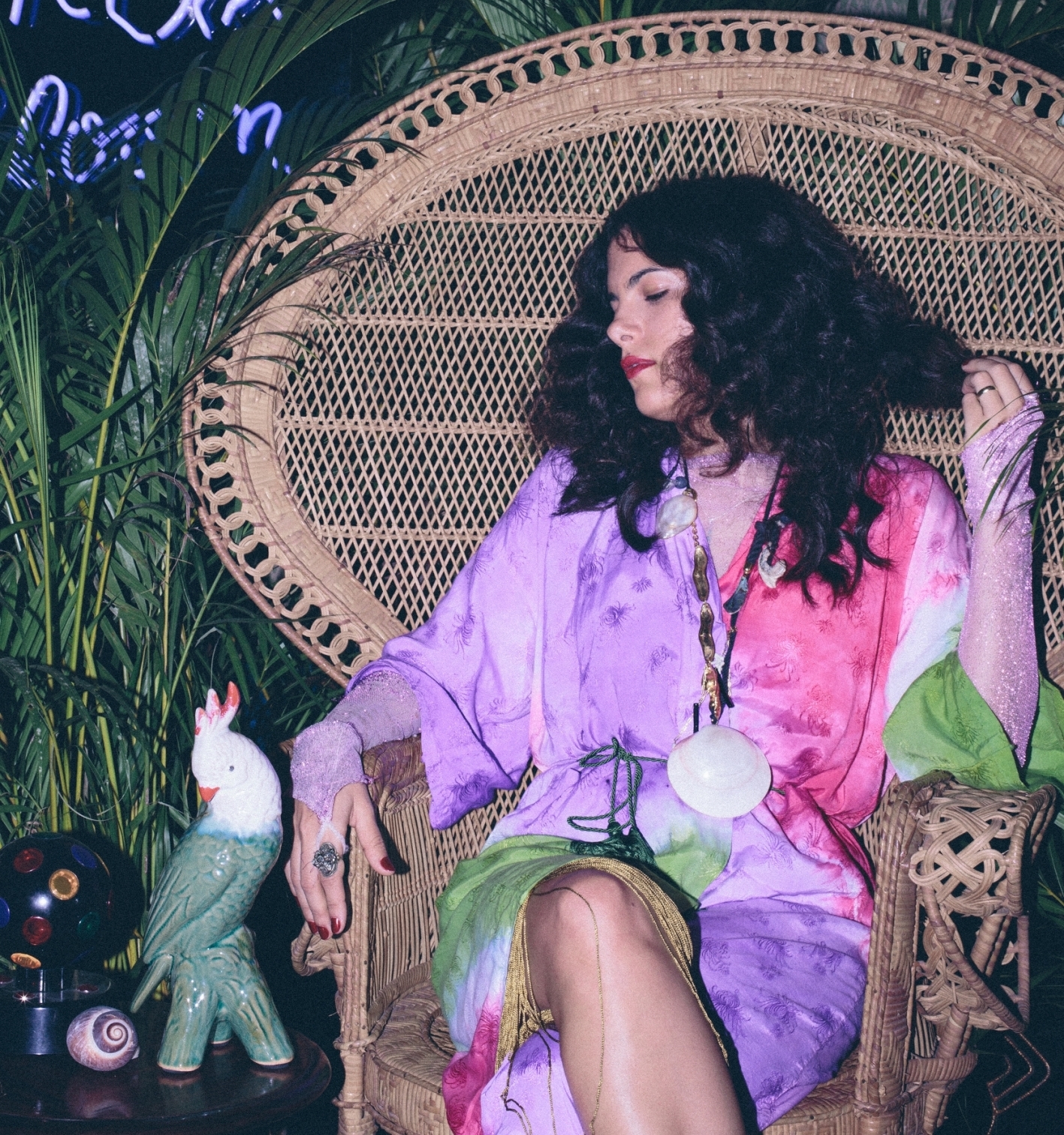 A cantora Céu durante gravação do DVD Céu ao Vivo