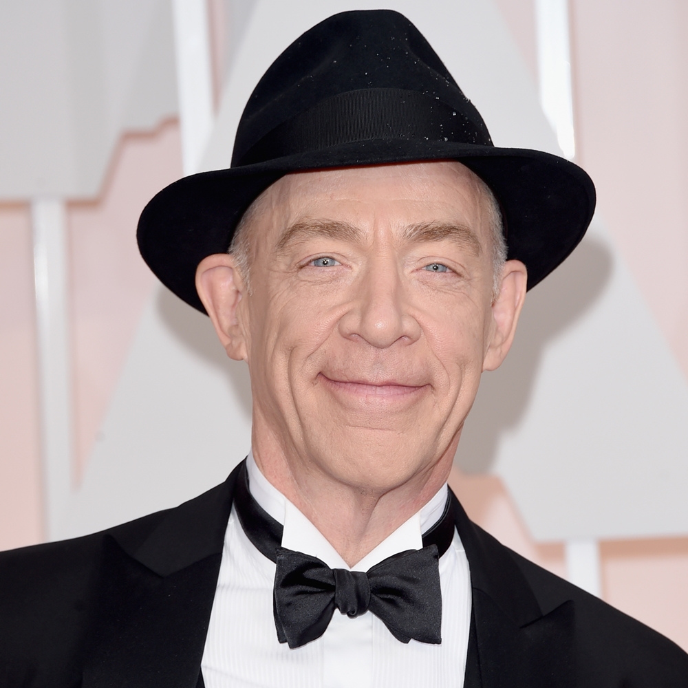 J. K. Simmons na entrada do Oscar