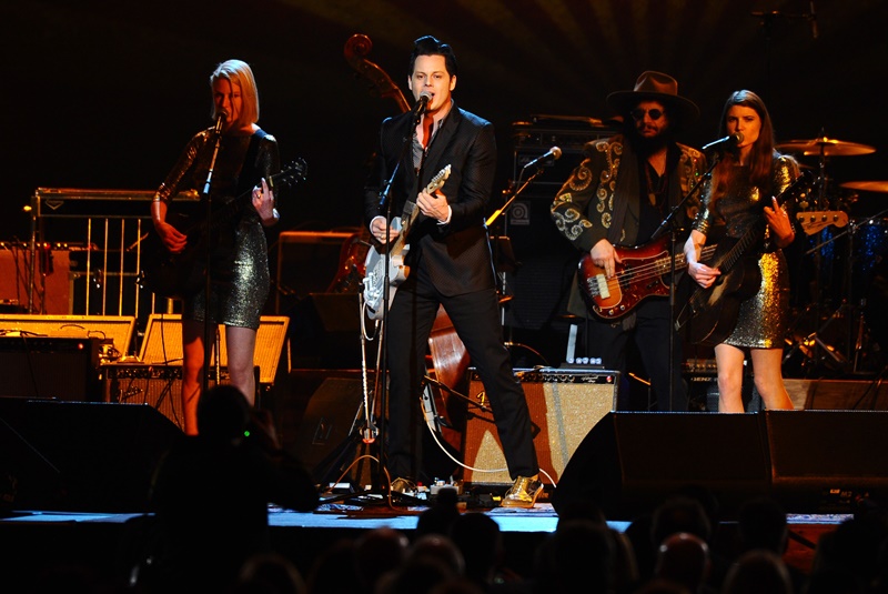 Jack White durante apresentação em fevereiro de 2015, em Los Angeles