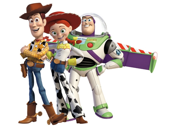 Personagens da animação Toy Story