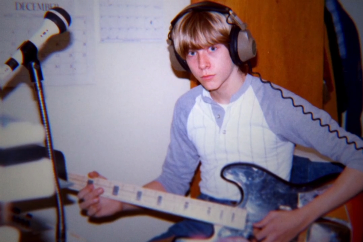 Kurt Cobain em cena do documentário Montage of Heck