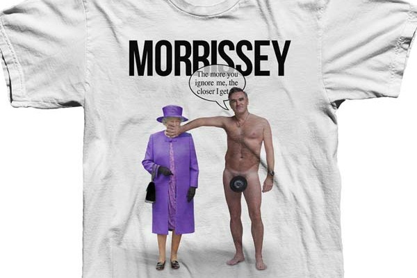 Camisa lançada no site do cantor