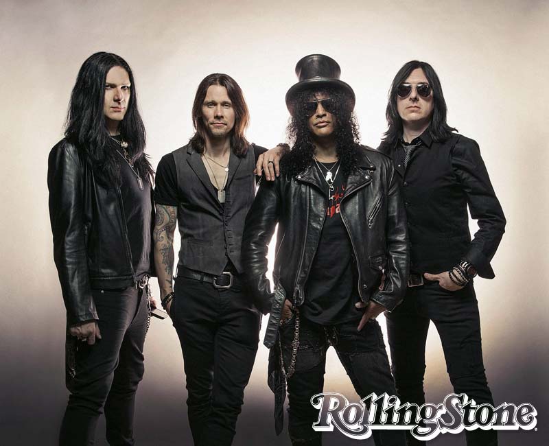 Conspiradores unidos
The Conspirators, a atual banda do guitarrista: Todd Kerns, Myles Kennedy, Slash e Brent Fitz.