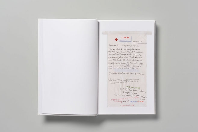 Página de The Sick Bag Song, livro de Nick Cave