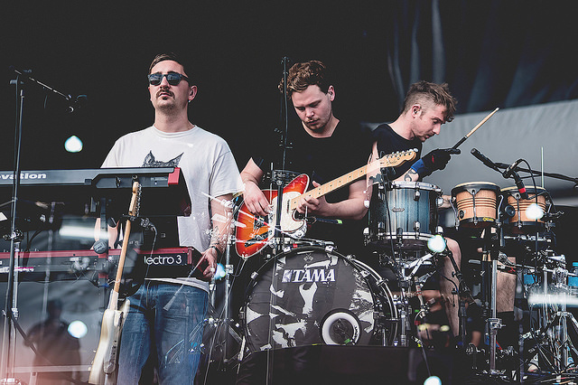 Banda durante o Lollapalooza 2015
