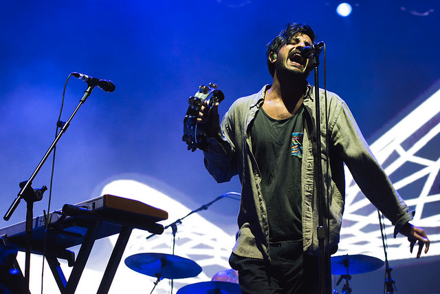 Banda do vocalista Sameer Gadhia no Lollapalooza 2015