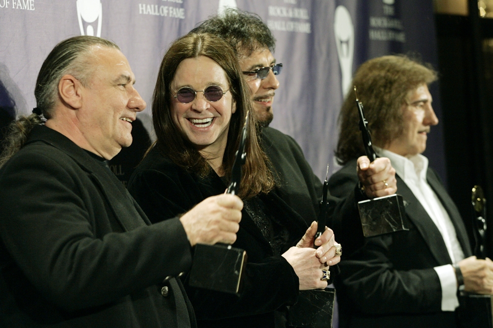 Black Sabbath com o baterista Bill Ward
