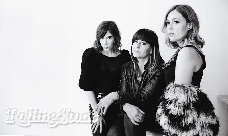 BARULHENTAS(Da esq. para a dir.) Carrie, Janet e Corin na versão renascida do Sleater-Kinney