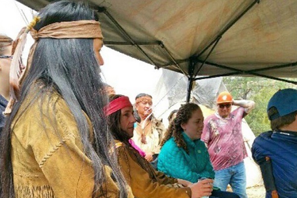 Set de gravação do filme de The Ridiculous Six