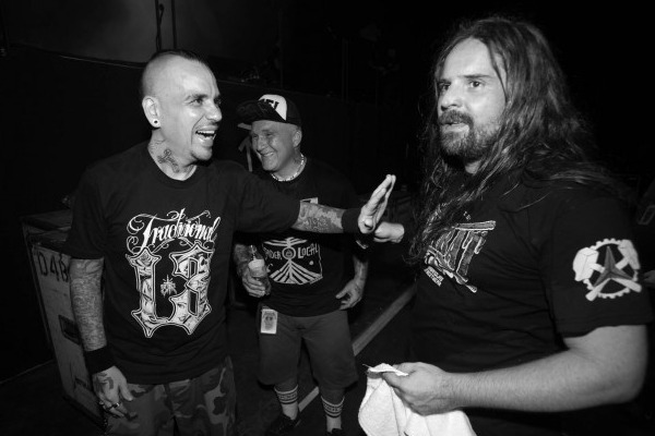 Andréz Giménez, Flavio Cianciarulo e Andrea Kisser