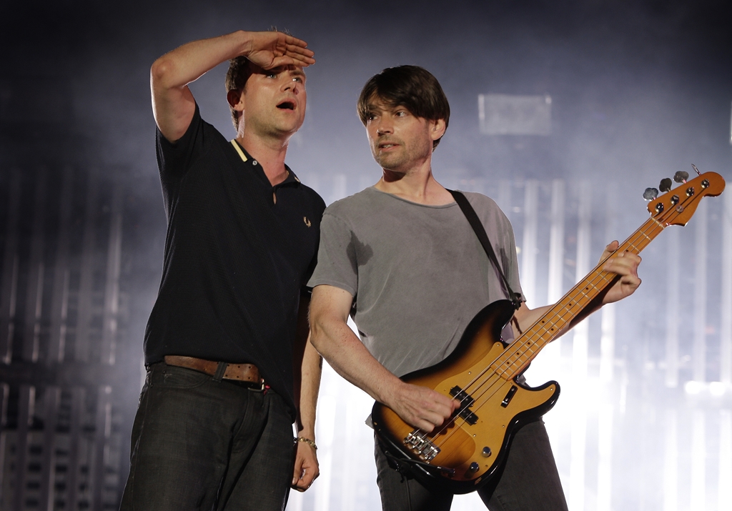 Damon Albarn e Alex James, do Blur