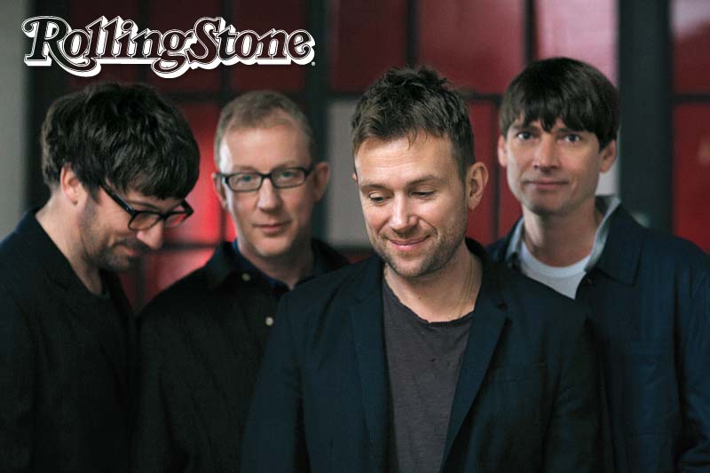 Coxon, o baterista Dave Rowntree, Albarn e o baixista Alex James