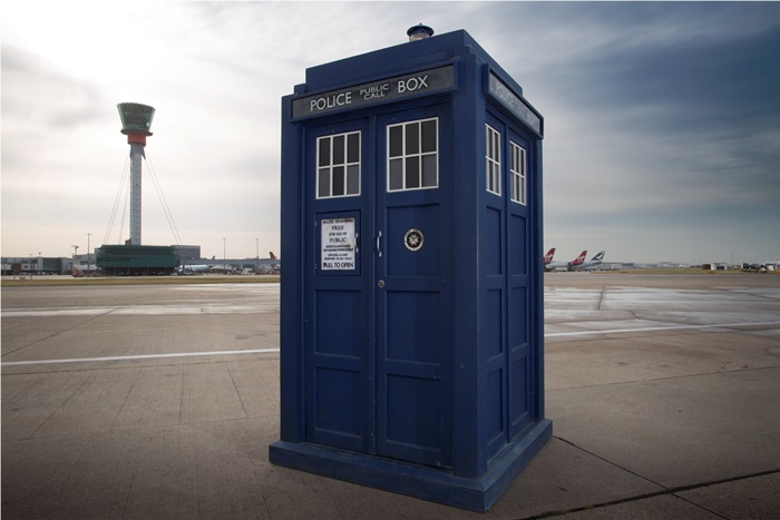 Tardis, do seriado Doctor Who.