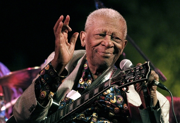 O músico B.B. King