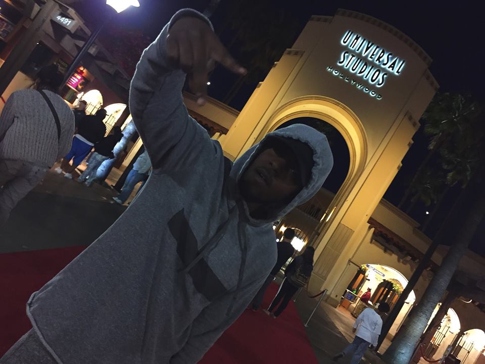 Kendrick Lamar na Universal Studios, em Hollywood.
